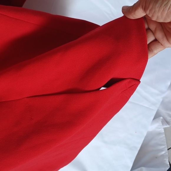 APT.9- red open front blazer, lined - Picture 5 of 10